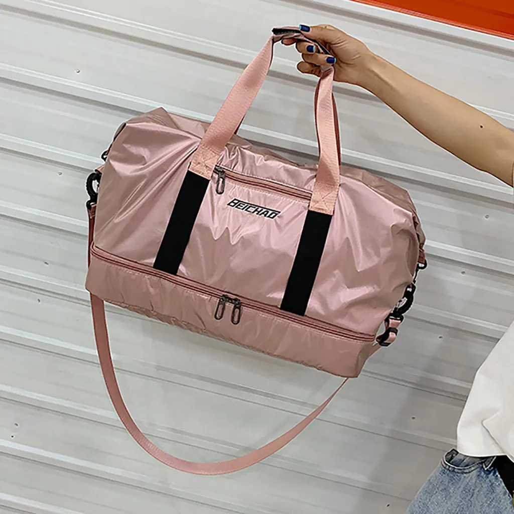 ISHOWTIENDA спортивная сумка мужская спортивная сумка сухая и влажная разделительная спортивная сумка позиционная сумка большие емкости Спортивные Фитнес-сумки# g30