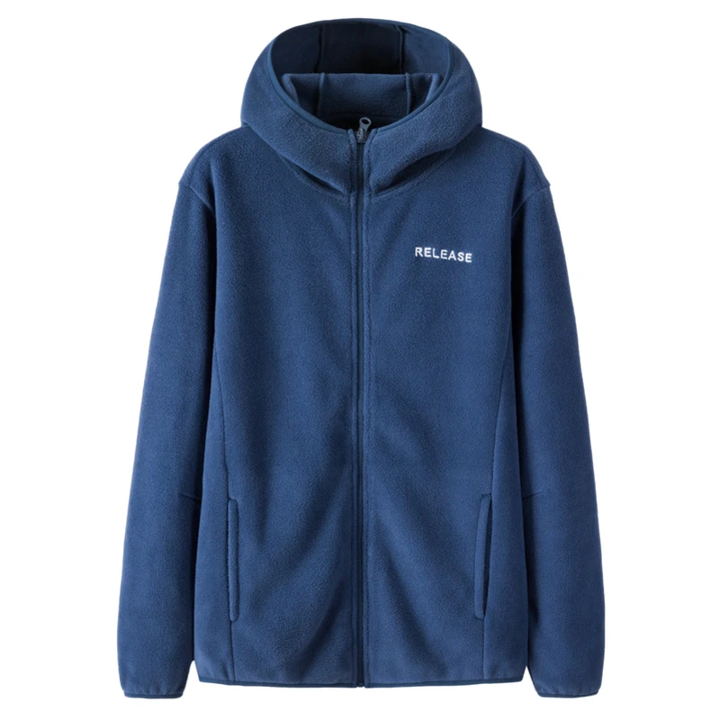 Semir флисовая Мужская куртка весна и осень мужской кардиган с капюшоном повседневная куртка Молодежная модная мужская теплая верхняя одежда - Цвет: Sapphire blue