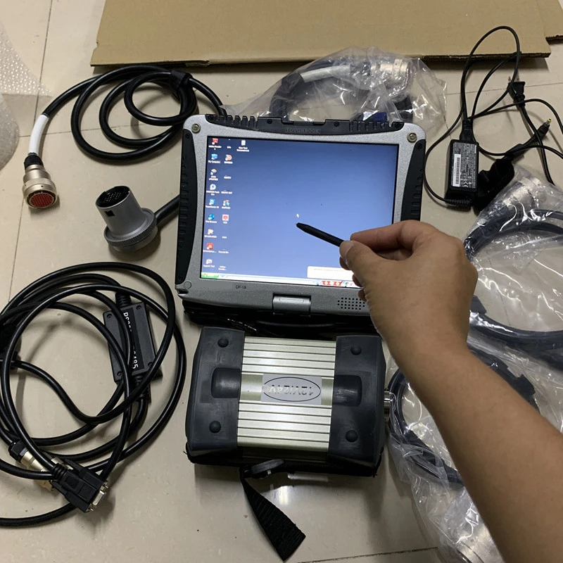 Mb Star C3 с программным обеспечением для ноутбука,12 V Star c3 мультиплексор с ssd установлен C3 с CF-19 ноутбук 4G сенсорный экран супер скорость