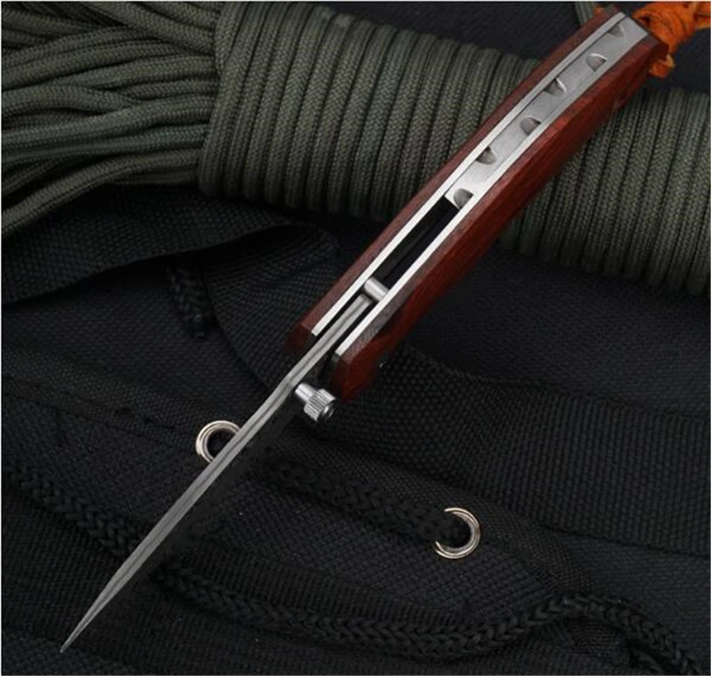 KH31 damascus foldig knife EDC Pocket knife tool (7)