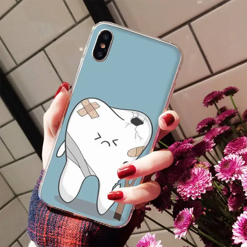 Babaite Dentist Teeth Tooth  Phone Case for iPhone 11 12 13 mini pro XS MAX 8 7 6 6S Plus X 5S SE 2020 XR case best iphone 12 case