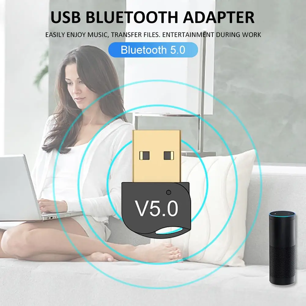 USB Bluetooth 5,0 адаптер компьютерный беспроводной Bluetooth приемник передатчик