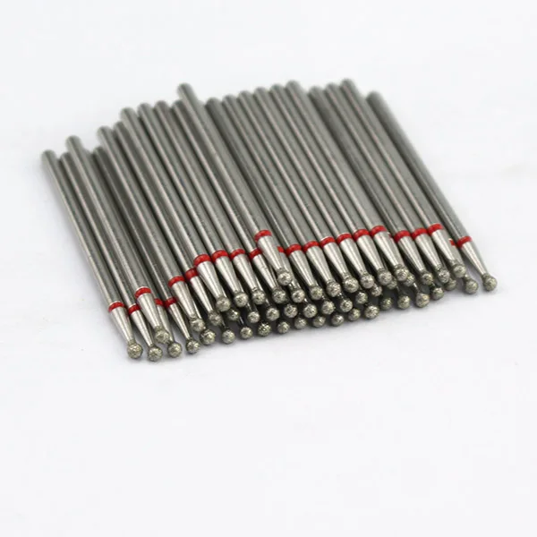 23 50pcs/Set Diamond Milling Cutters Ball Nail Drill Bit Rotery Files Electric Manicure Pedicure Burrs Cuticle Clean Tools - Цвет: 23