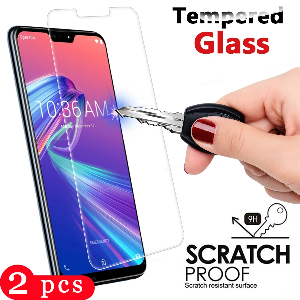 Закаленное стекло для Asus Zenfone Max Pro M2 ZB631KL M1 ZB601KL ZB602KL 2 шт. Защитная пленка экрана