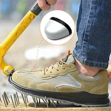 Мужские, женские, дышащие, противоскользящие, ударопрочные, Утепленные ботинки, рабочие, безопасные, страховые кроссовки