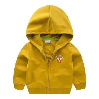 V-TREE плащи для мальчиков; куртки с капюшоном для малышей; Детские ветровки; Верхняя одежда для малышей; Детские плащи; пончо для малышей - Цвет: yellow fox