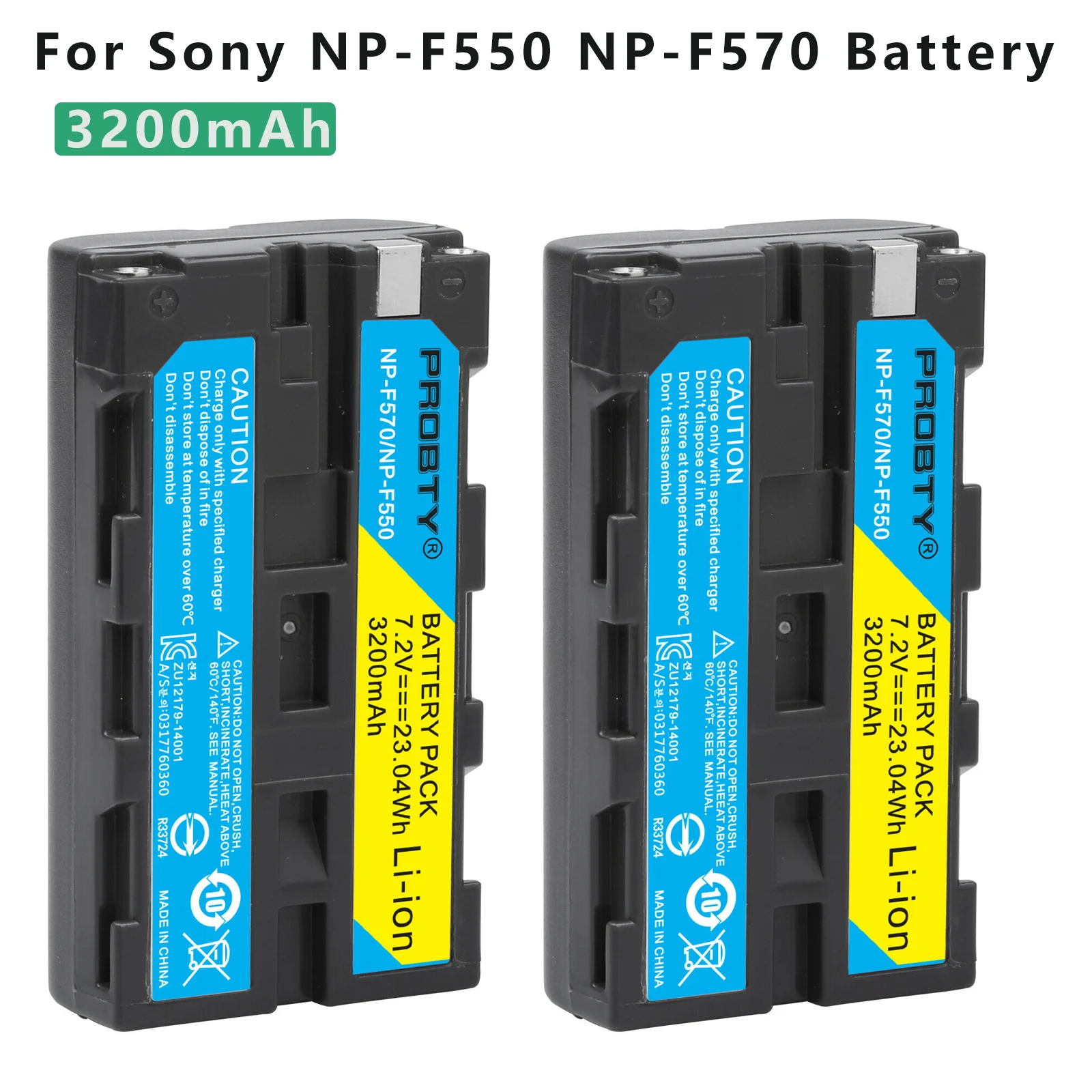 Bateria para Sony Plm100 Ccd-trv35 Mvc-fd91 Mc1500c 3200mah 5200mah 7800mah Np-f550 Np-f770 Np-f970 Npf960 Npf970 - Image 5