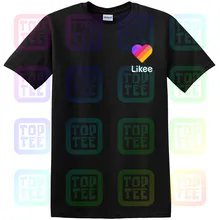 Likee футболка для приложения likee hear футболка классная футболка забавная футболка