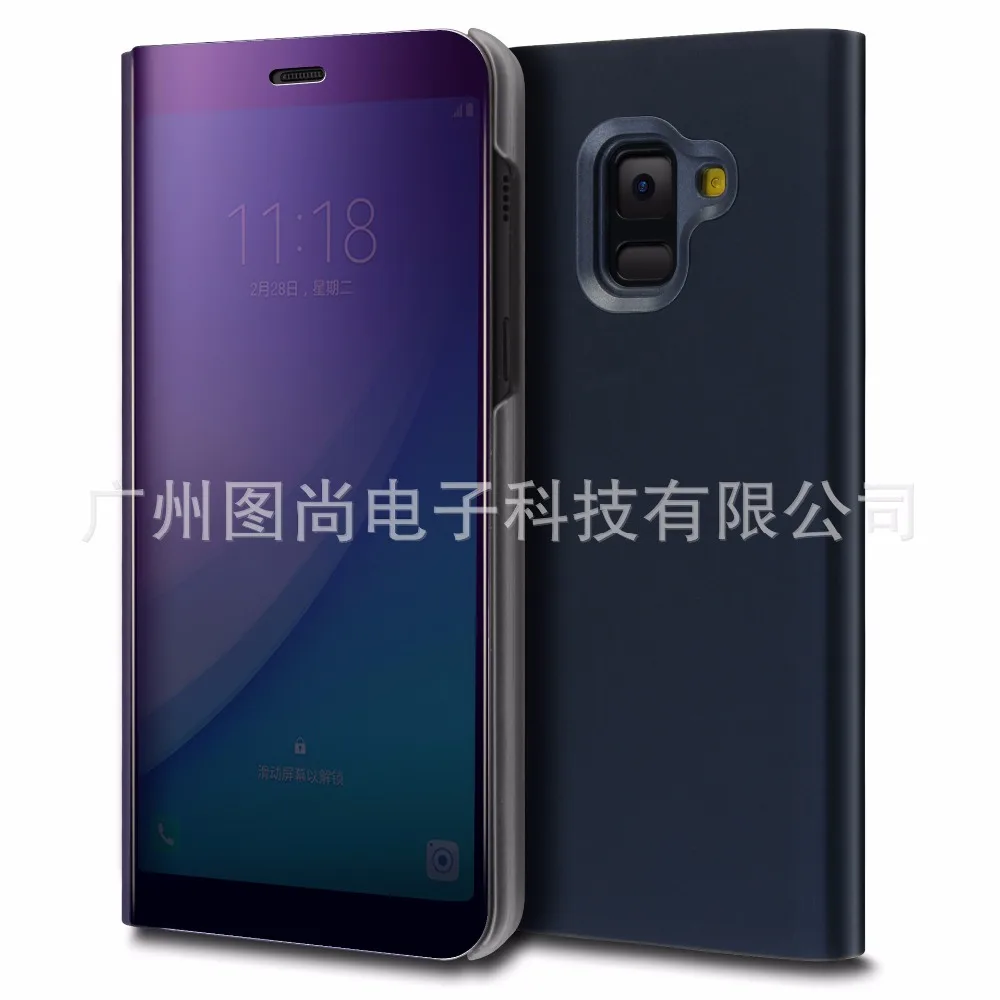 Роскошный противоударный чехол для samsung A8, чехол из шелковой кожи для samsung A8 Plus, чехол s, задняя крышка для телефона