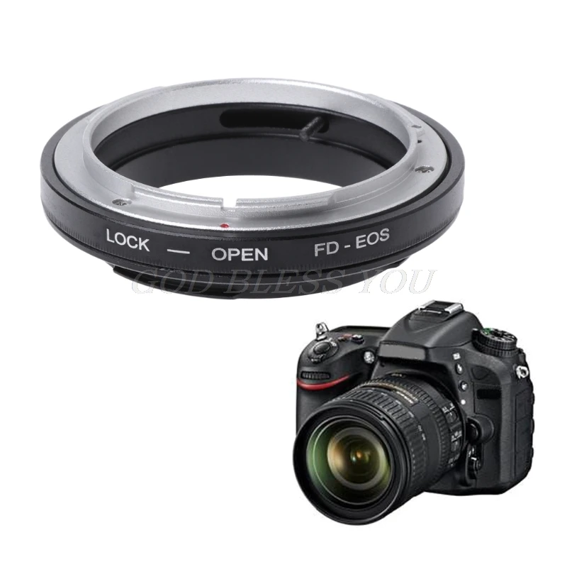 Для FD-EOS Крепление переходное кольцо для Canon FD объектив для EF EOS Крепление камеры видеокамеры Новинка