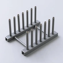 Кухонный Органайзер держатель для кастрюльных крышек блюдо Rrain держатель ложки Полка Подставка для разделочных досок сковорода крышка Подставка кухонные аксессуары серый