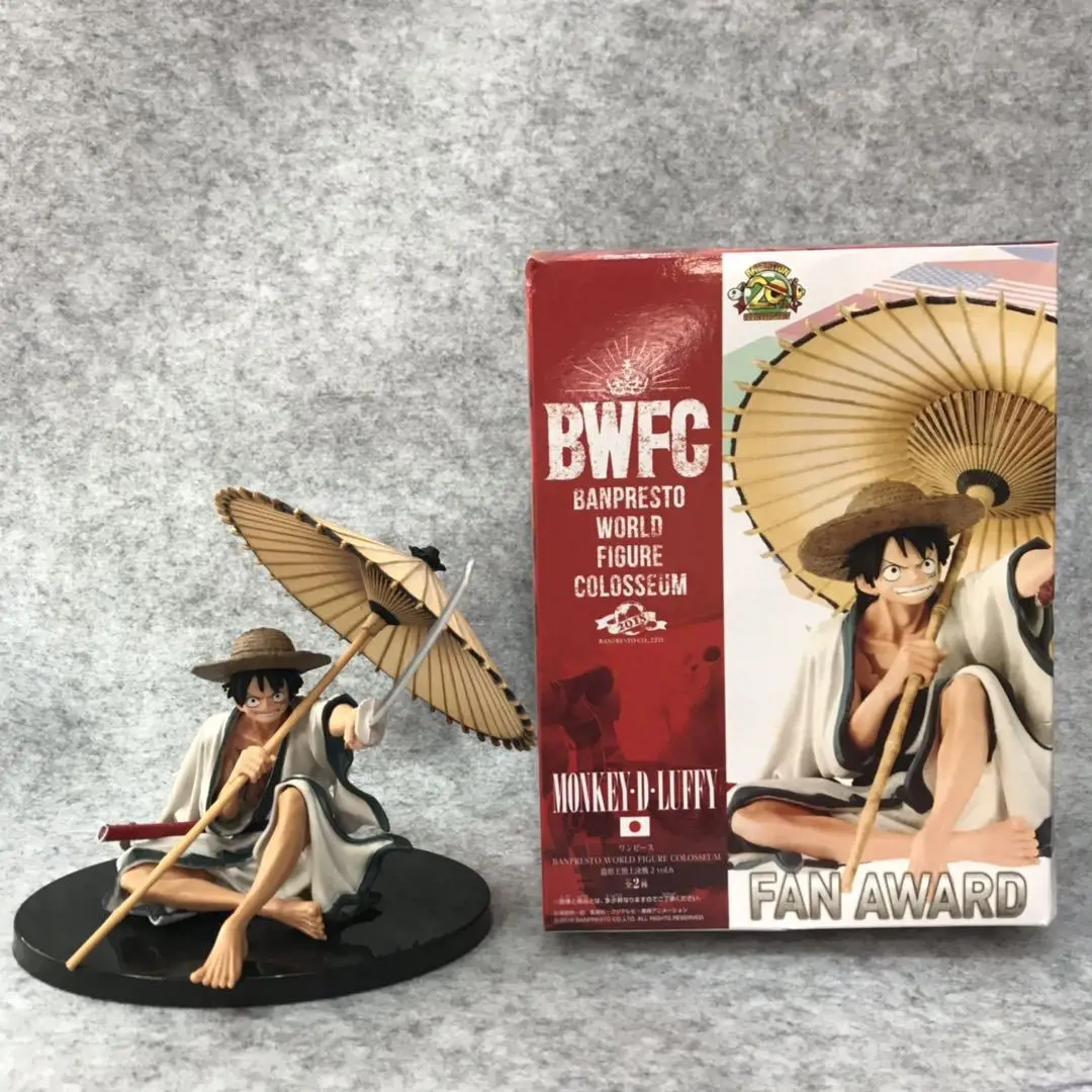 

One Piece Prize Figure Garage Kit the Battle over the Dome Bwfc2 bwfc 2 Umbrella Luffy Decoration Model