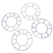 4 шт. универсальный колесо из алюминиевого сплава разделительные прокладки пластина 3 мм