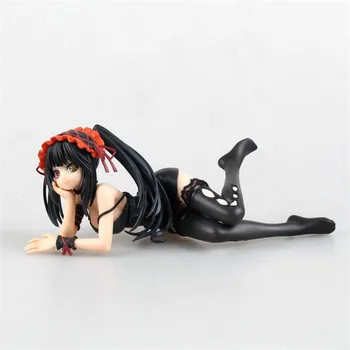 

12cm Date A Live Tokisaki Kurumi Anime Girl Figure Sexy Sleeping Position Nightmare Figurine Sexy Hot Action Toy Figures