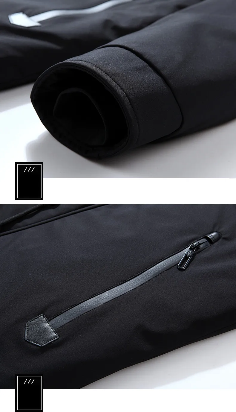 2019 New Arrival Men Down Jacket Men's Winter Coat High Quality Raccoon Fur Hooded Feather Goose Snow Parkas Outerwear (8)