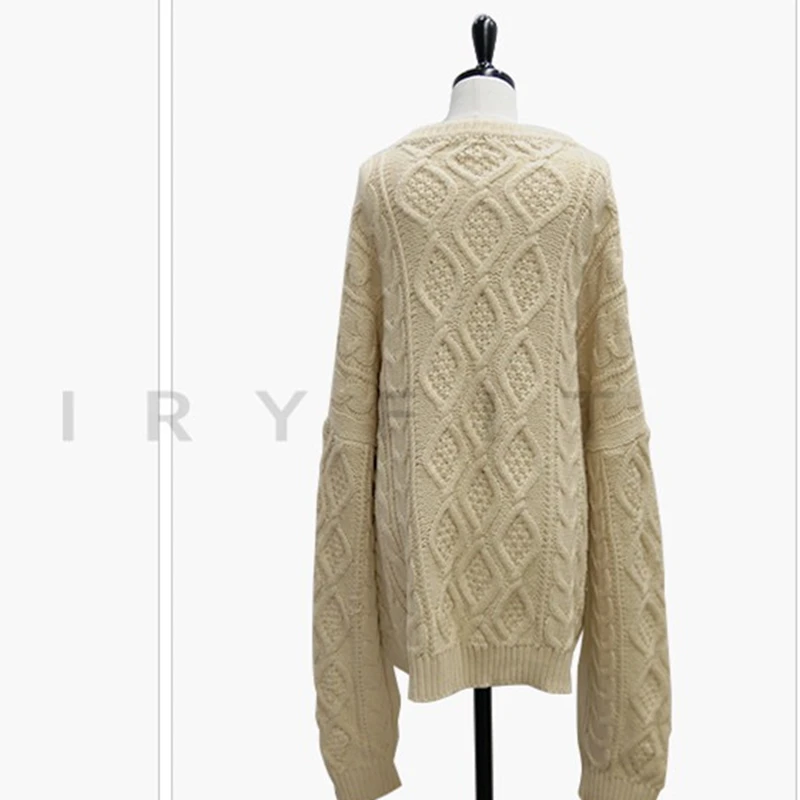 RUGOD корейский свитер со жгутами Женская мода рукав «летучая мышь» сплошной средней длины свободный auturm пуловеры повседневное негабаритное пальто