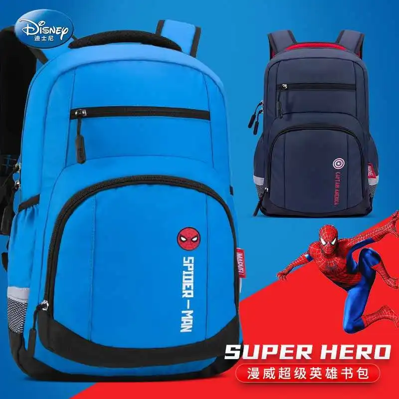 Disney New school bags for boys captain america large capapcity causal light primary student backpack teenage kids Mochilas