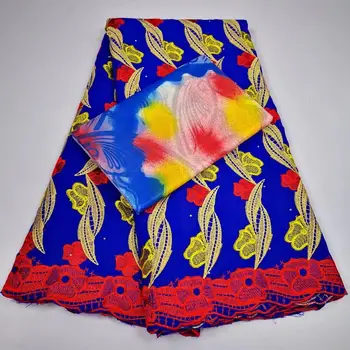 

Madison Latest Cotton Dry Lace Fabrics Swiss Voile Lace with Stones High Quality Swiss Cotton Lace Fabrics for Wedding Party