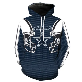 

CNUUIKOOEK Sweatshirts Men's 3D Cowboy Olive Team Printed Hooded Pocket Pullover Hoody Hoodies