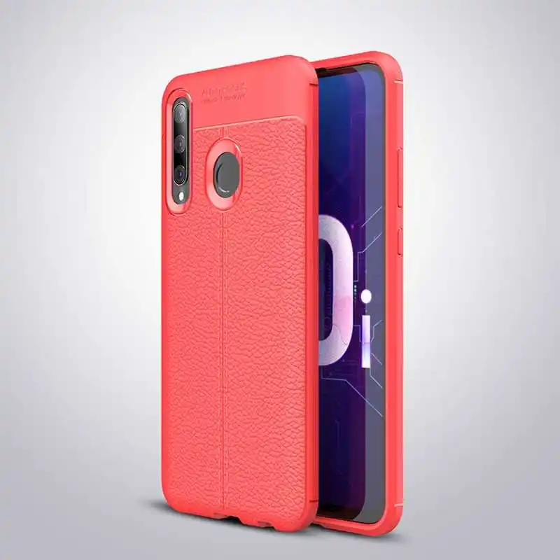 Противоударный мягкий чехол с рисунком личи Mokoemi 6,2" для huawei Honor 10i, чехол для huawei Honor 10i, чехол для телефона - Цвет: Red