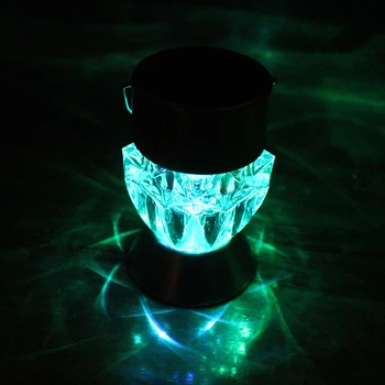 

Colorful Changing Waterproof Lawn Light Outdoor Solar LED Diamond Hanging Lamp Garden Decoration Camping Hanging LED Light