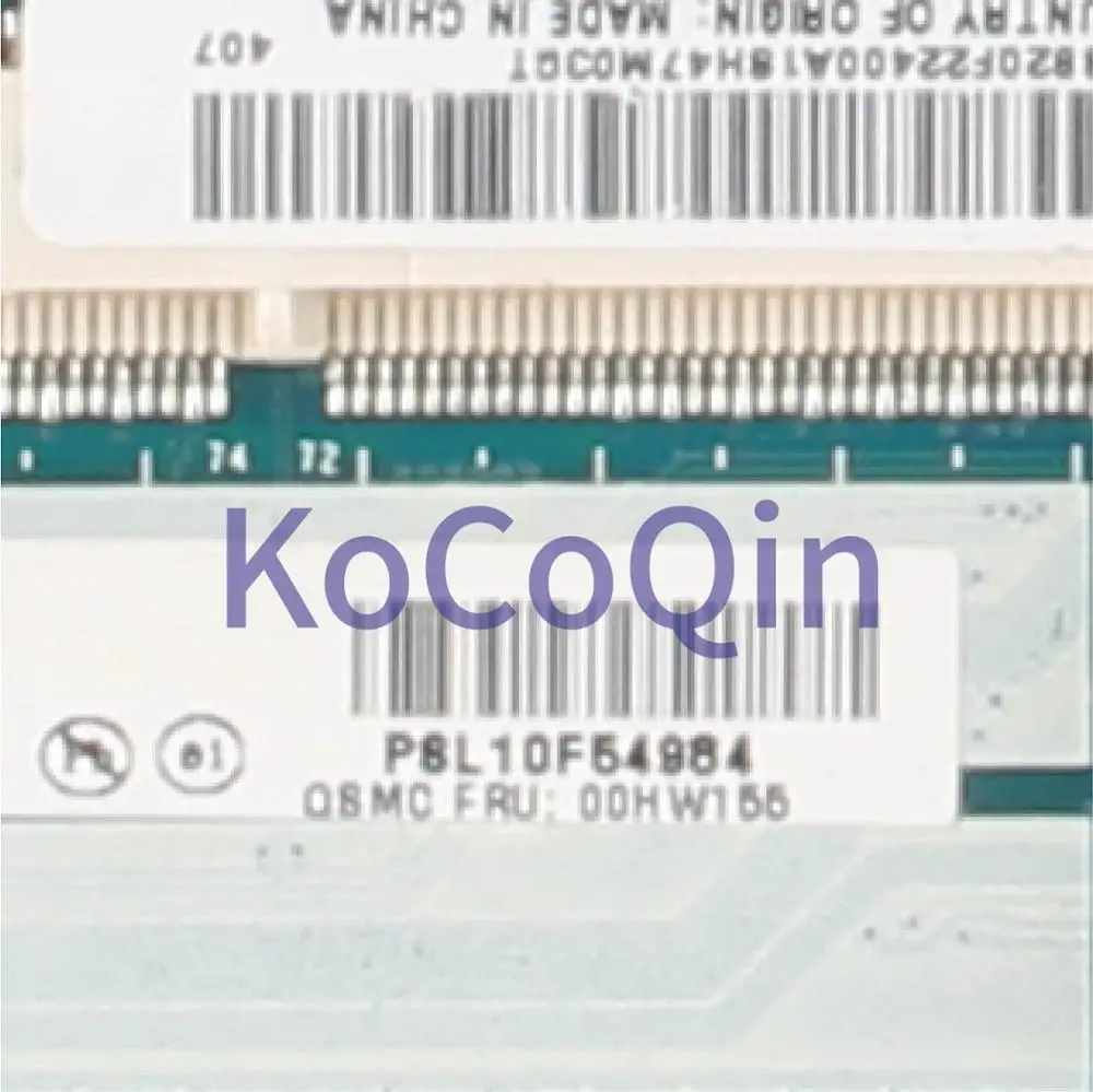 New  KoCoQin Laptop motherboard For LENOVO Thinkpad YOGA 11E Core SR1W3 Celeron N2930 Mainboard 00HW155 