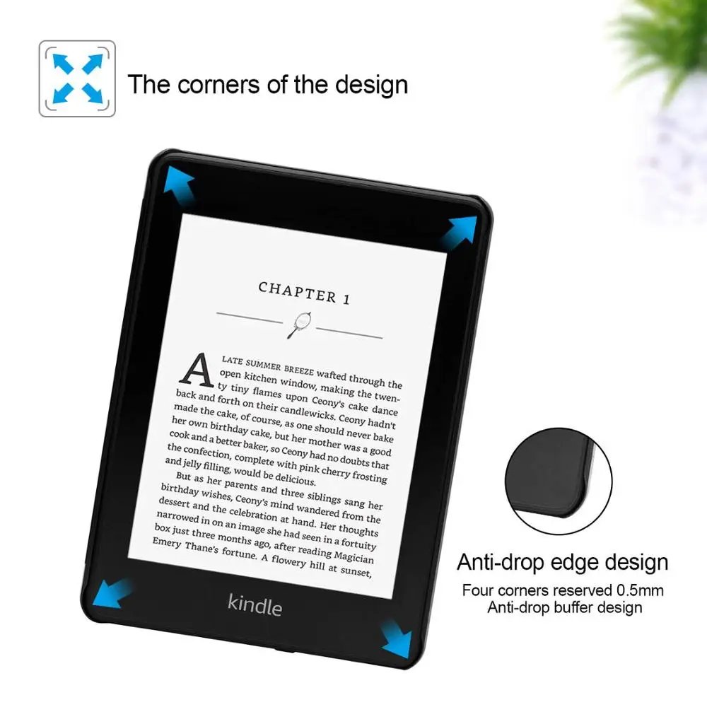 Amazon Kindle Paperwhite Case Smart Cover for Kindle 10th Hard Case for Kindle Paperwhite 4/3/2 Print Cover for Kindle 8th-5