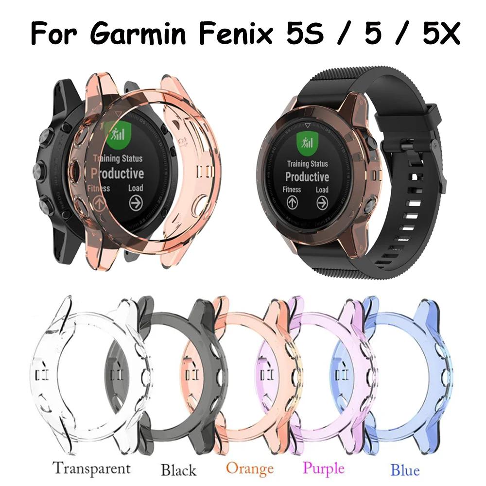 Мягкий силиконовый защитный чехол из ТПУ для часов Garmin Fenix 5 / 5S/5X аксессуары