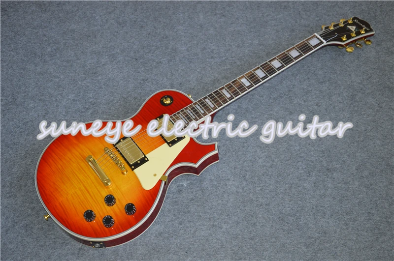 

Suneye Cream Pickguard Guitar Electric Custom Guitarra Electrica In Cherry Color Floyd Rose Guitar Custom Available