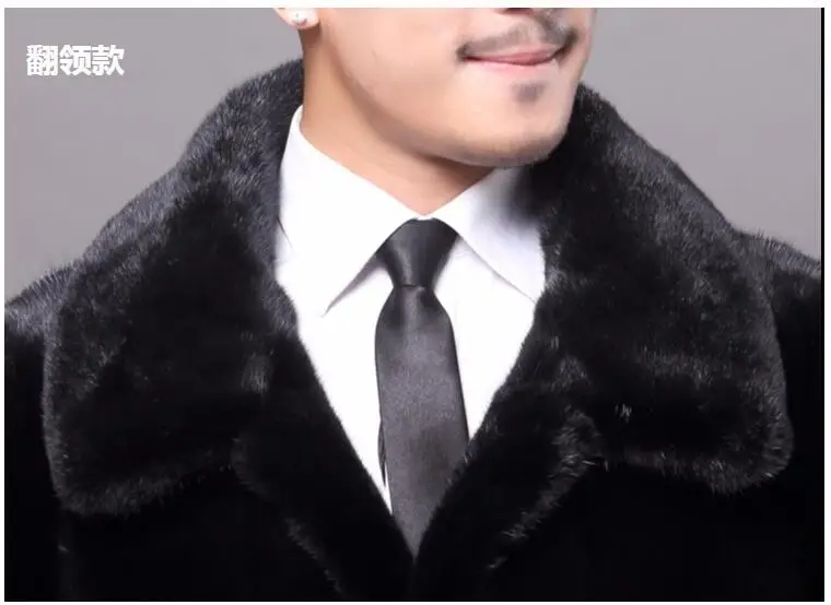 AYUNSUE 2019 новая норковая шуба мужская зимняя куртка с капюшоном Длинная Мужская норковая шуба плюс размер натуральная норковая шуба куртки