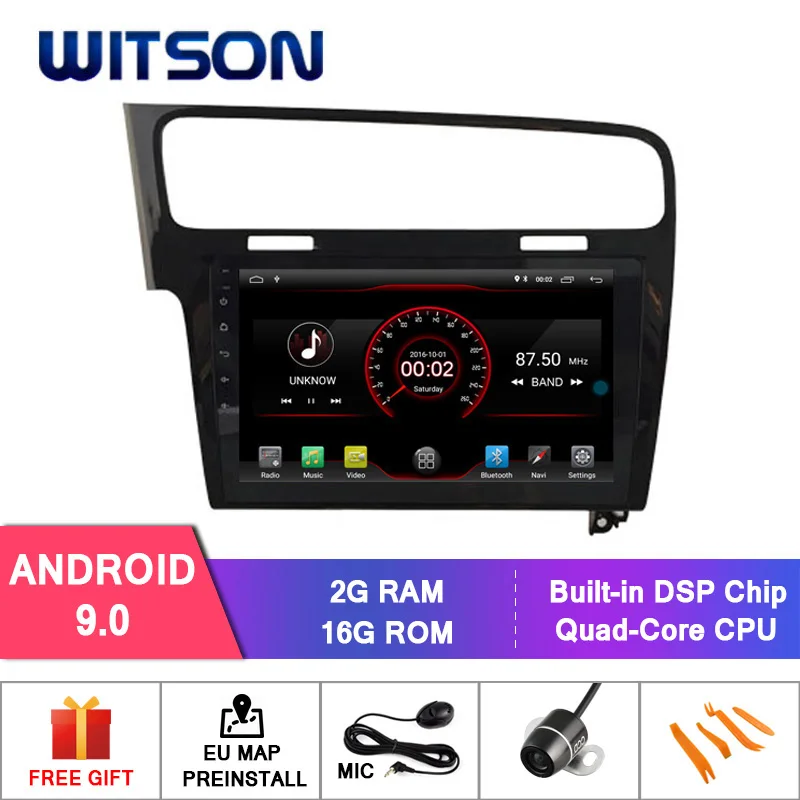 Sale WITSON 10.2" FULL HD TOUCH SCREEN Android 9.0 Octa-Core Car GPS Multimedia Navigation for Volkswagen GOLF 7 2013-2015 0 Sale WITSON 10.2" FULL HD TOUCH SCREEN Android 9.0 Octa-Core Car GPS Multimedia Navigation for Volkswagen GOLF 7 2013-2015 0