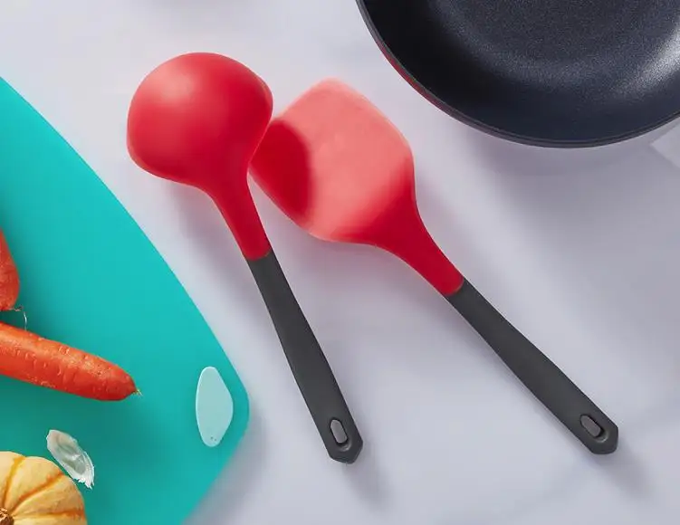 Оригинальная силиконовая ложка Xiaomi Kalar лопатка смешанный кухонный инструмент из