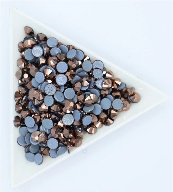 AAAA + качественные стразы из розового золота DMC с горячей фиксацией ss6 ss10 ss16 ss20 ss30