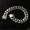 Real sS925 solid silver personality trend whip chain men's bracelet fashion hip hop Thai silver bracelet ► Photo 3/5