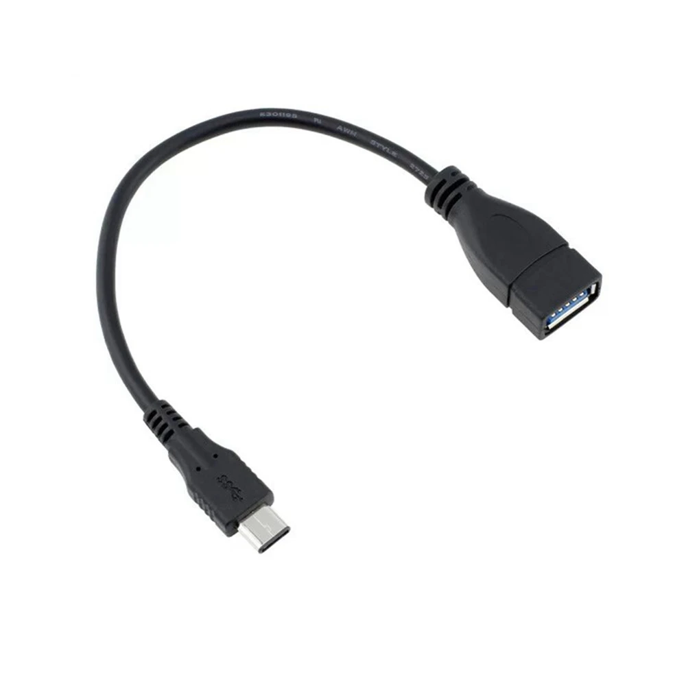 

Type-C OTG Adapter Cable USB 3.1 Type C Male To USB 3.0 A Female OTG Data Cord Adapter