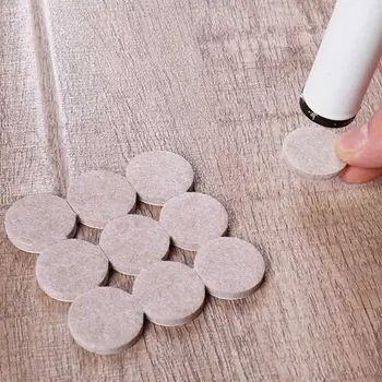 

Furniture Chair Table Leg Self Adhesive Felt Pads Wood Floor Protectors Quality Top Scratch Anti C3R7