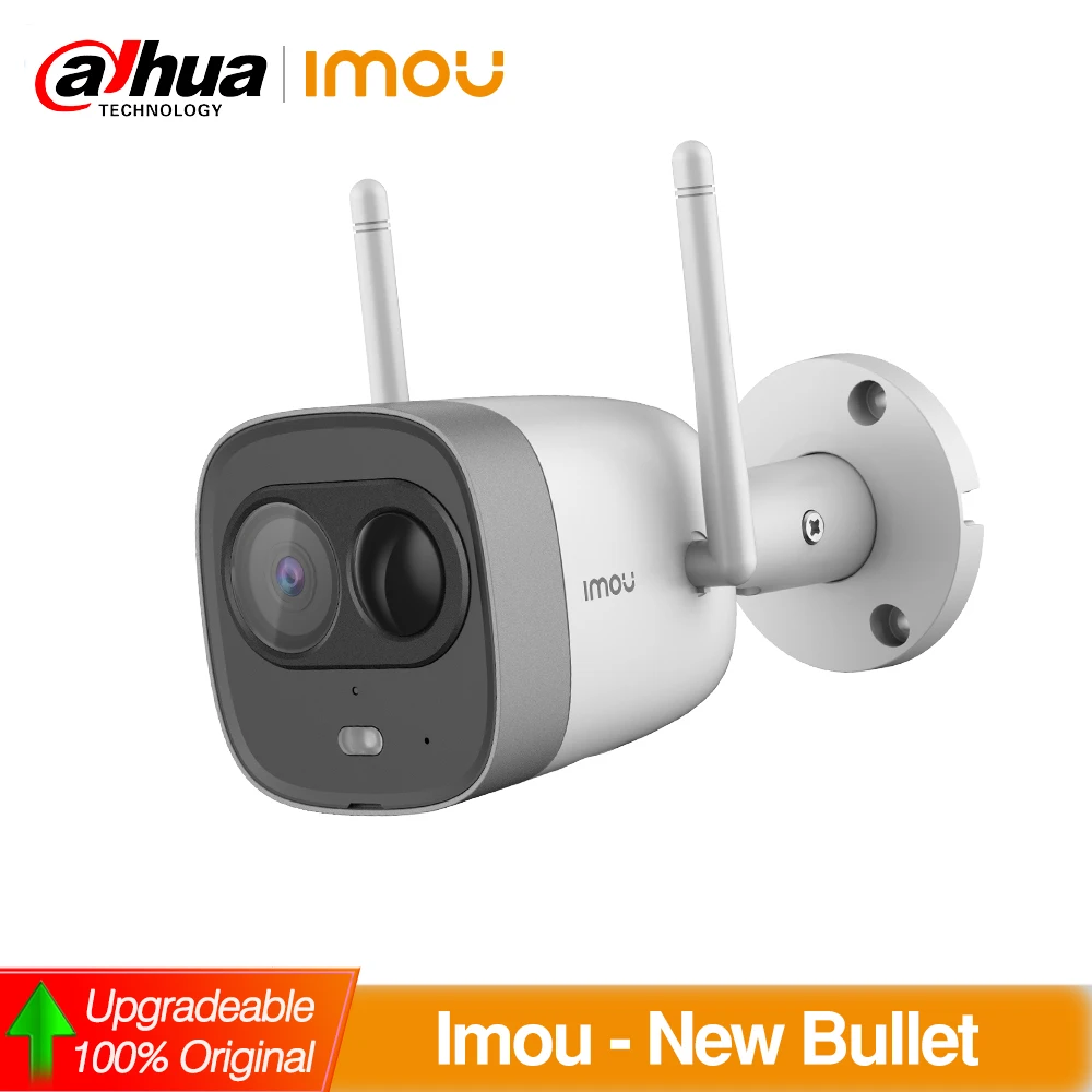 

Dahua IMOU NEW Bullet Wifi Camera LED Night Vision H.265 Dual-antenna Wireless Camera Two-way Talk PIR Mention Detect