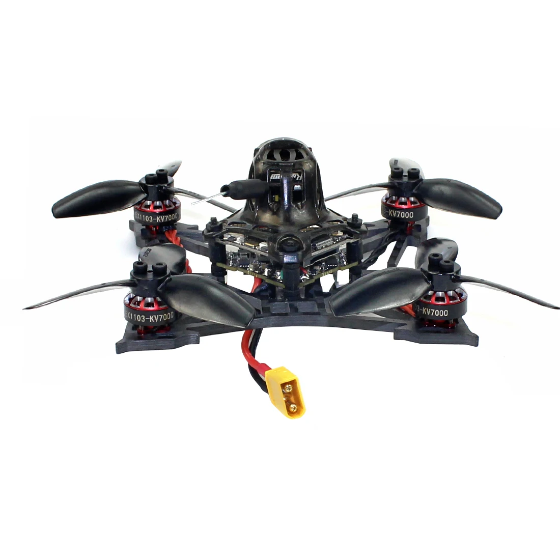 Happymodel Larva X 2-3S 2,5 дюймов бесщеточный FPV гоночный Дрон RTF 100 мм Колесная база Crazybee F4 PRO V3.0 AIO детали контроллера полета
