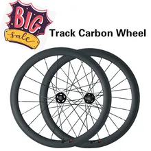 Полностью углеродное колесо велосипеда 50 мм с фиксированной передачей ступица одной скорости Novatec Track Hub 165 166 колесная пара 700Cx20. 5 мм
