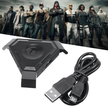 

For iOS/Android 1pc Black Keyboard Mouse Converter USB Wired/bluetooth Electronic Sports Game Adapter Pohiks