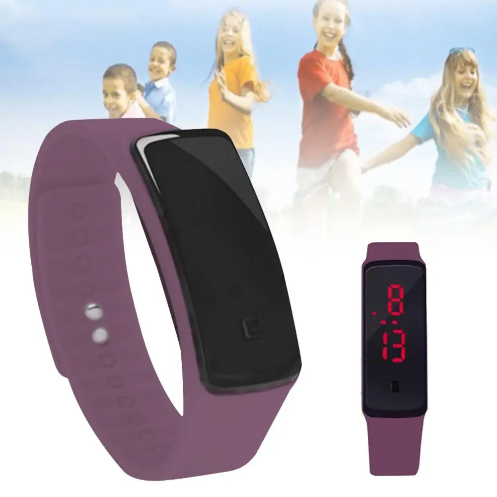 

2020 Newest LED Bracelet 2th Generation Silicone Electronic Watch Sports Silicone Watch for Children's Boy Girl