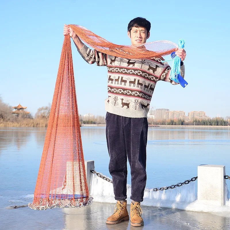 

American-Style Frisbee Seine Net Casting Customizable Fishing Net Spin Hand-Tossed Tool Fishnet