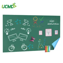 45x200 см самоклеящаяся Доска Классная доска наклейка s съемный декор комнаты Наклейка на стену стираемый рисунок обучающая доска для заметок