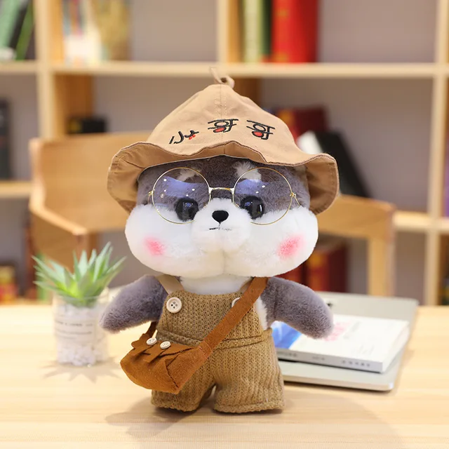 30cm Cartoon Lovely Shiba Inu Dog Cosplay Dress Up Plush Toys Stuffed Cute Animals Dog Soft Pillow For Baby Kids Birthday Gifts 3