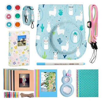 

for Polaroid Camera Accessories 8-Piece Set for Mini8 8+ 9 Including Color Package Photo Album Rope Color Frame