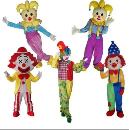 

Clown Mascot Costume Suits Cosplay Party Game Dress Outfits Advertising Promotion Carnival Halloween Xmas Easter Adults