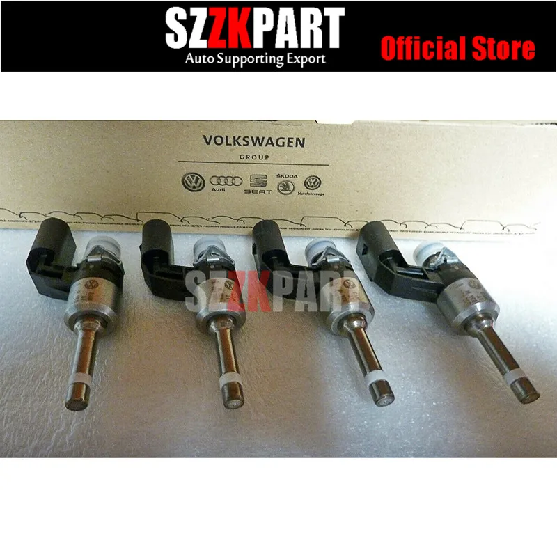 4pcs Fuel Injectors Nozzles 03c906036m Oem For 1.4tfsi Vw Golf Eos Audi