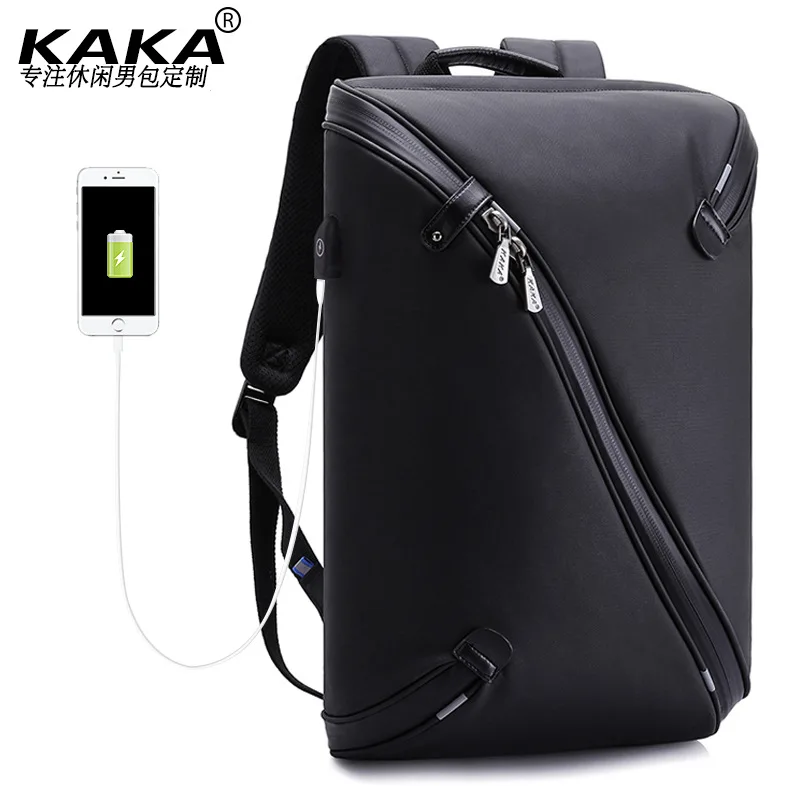 

New Style Europe And America Oxford Computer Backpack Men's Waterproof College Student School Bag Light Backpack Tablet PC Compa