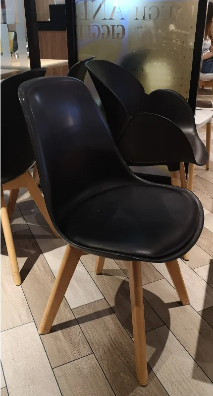 Пластиковая спинка, полиуретановый коврик, буковая ножка, стул Eames, чистый, разноцветный, для гостиной, столовой, стул, уютный, разобранный стул