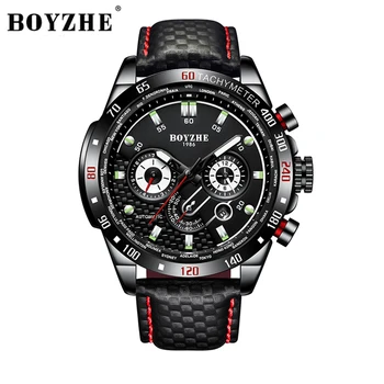 

Men's Watch Sports Watches Automatic Mechanical Watch Clock Waterproof Dress Luxury Watch Men Quality with Automatic Winding